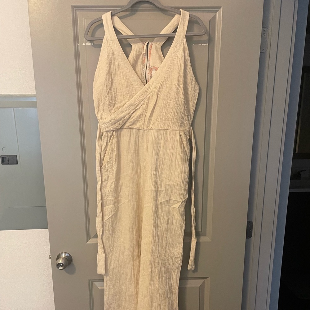 Linen Anthropologie Jumper